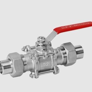 Three Piece Ball Valve with Receiver